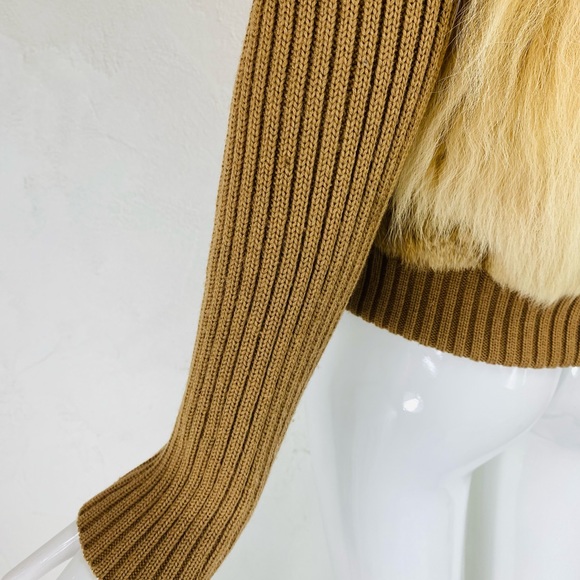 Vintage Fox Fur knitted sleeve jacket - Picture 12 of 15